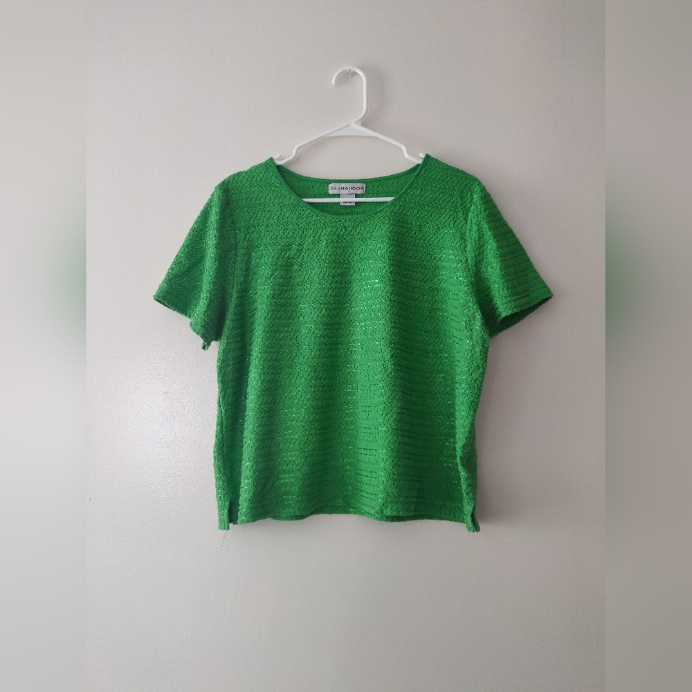 Cropped Patterned Top
